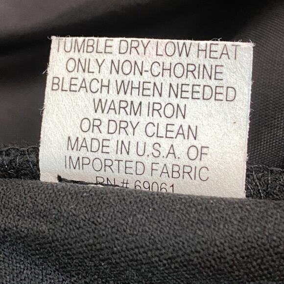 Jacobson's Black 5 Pocket Stretch Jean Pants 14 #102 Zipper Fly NWT - Picture 10 of 11